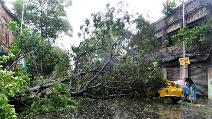 পশ্চিমবঙ্গে আমফানের তাণ্ডবে ১২ জনের মৃত্যু পশ্চিমবঙ্গে আমফানের তাণ্ডবে ১২ জনের মৃত্যু