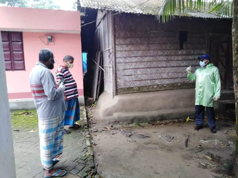 হাটহাজারীতে করোনা আক্রান্ত ব্যক্তির বাড়ি লকডাউন