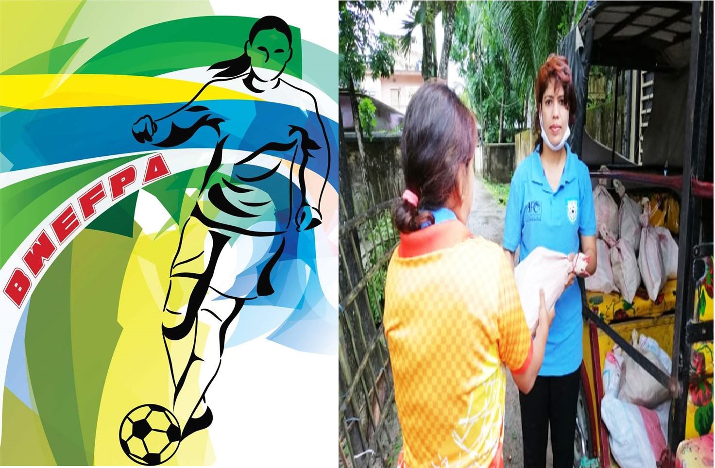 দুস্থ নারী ফুটবলারদের পাশে এক্স উইমেন্স ফুটবল প্লেয়ার্স এ্যাসোসিয়েশন দুস্থ নারী ফুটবলারদের পাশে এক্স উইমেন্স ফুটবল প্লেয়ার্স এ্যাসোসিয়েশন
