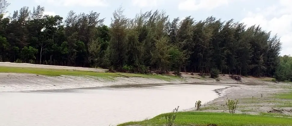 কলাপাড়ায় সাগর নদীতে কমেছে দূষণ কলাপাড়ায় সাগর নদীতে কমেছে দূষণ