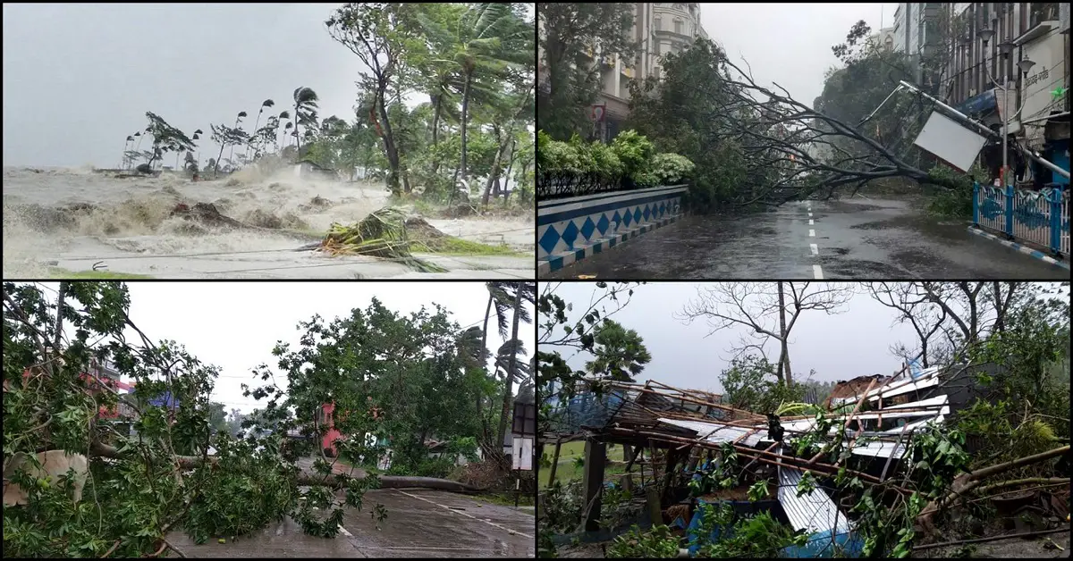 পশ্চিমবঙ্গে আম্ফানে ক্ষতি ১ লাখ ২ হাজার ৪৪২ কোটি রুপি