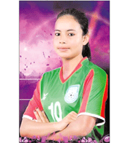 ফুটবলে দিন বদলের আশায় রানা ও স্বপ্না ফুটবলে দিন বদলের আশায় রানা ও স্বপ্না