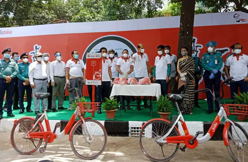 রাজধানীতে এ্যাপস, এ ভাড়ায় বাইসাইকেল পরিচালনা শুরু রাজধানীতে এ্যাপস, এ ভাড়ায় বাইসাইকেল পরিচালনা শুরু