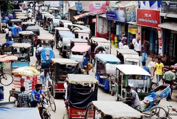 সীমাহীন যানজটে গাইবান্ধার জনজীবন বিপন্ন সীমাহীন যানজটে গাইবান্ধার জনজীবন বিপন্ন