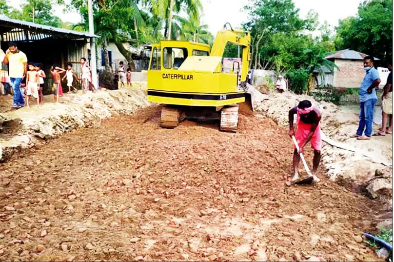 উন্নয়ন কাজে অনিয়ম উন্নয়ন কাজে অনিয়ম