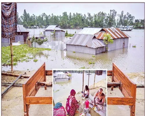 কয়েক জেলায় বন্যা পরিস্থিতির আরও অবনতি কয়েক জেলায় বন্যা পরিস্থিতির আরও অবনতি