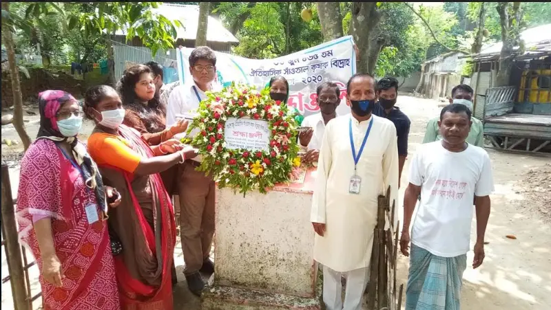 দিনাজপুর সাঁওতাল বিদ্রোহের ১৬৫তম দিবস উদযাপন