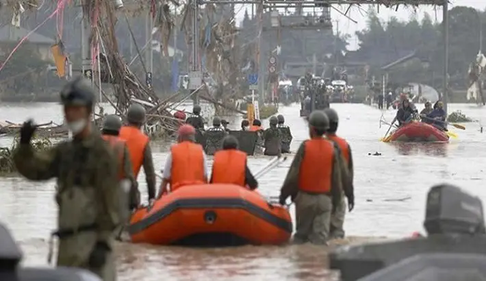 জাপানে বৃষ্টি-বন্যায় মৃতের সংখ্যা বেড়ে ৪৪