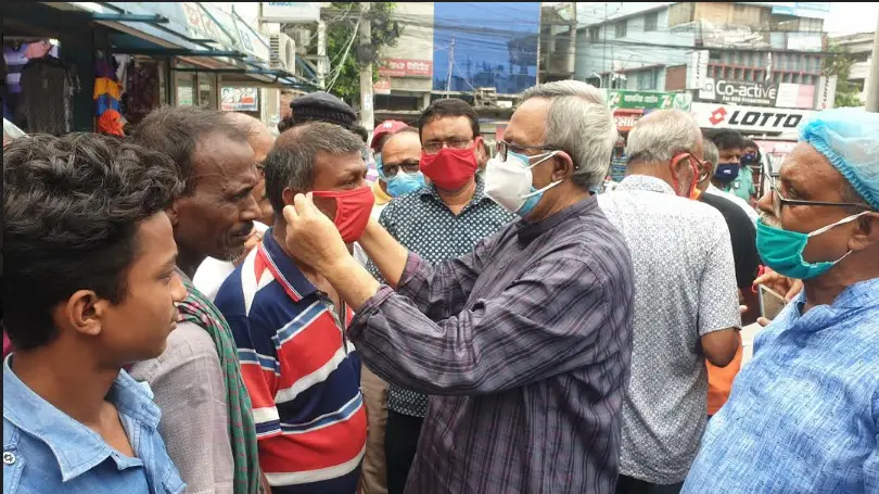 রাজশাহীতে ৩০ হাজার পিস মাস্ক বিতরণ করছে ওয়ার্কার্স পার্টি রাজশাহীতে ৩০ হাজার পিস মাস্ক বিতরণ করছে ওয়ার্কার্স পার্টি