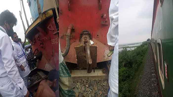 গরুর ধাক্কায় আন্তঃনগর কুড়িগ্রাম এক্সপ্রেস বিকল গরুর ধাক্কায় আন্তঃনগর কুড়িগ্রাম এক্সপ্রেস বিকল