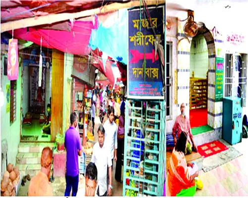 বগুড়ায় ফতেহ আলী (র) মাজার ও আনন্দময়ী কালীমন্দির পাশাপাশি বগুড়ায় ফতেহ আলী (র) মাজার ও আনন্দময়ী কালীমন্দির পাশাপাশি