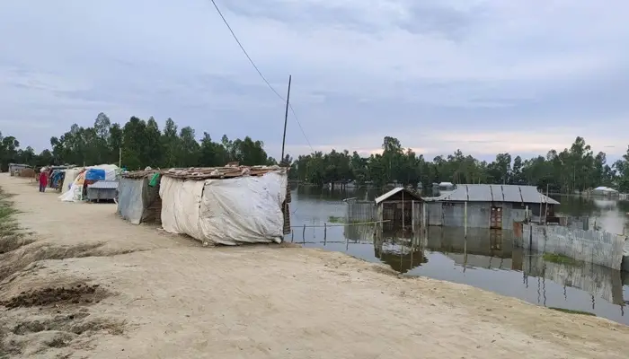 গাইবান্ধায় সার্বিক বন্যা পরিস্থিতির উন্নতি