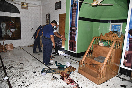 নারায়ণগঞ্জে মসজিদে বিস্ফোরণের ঘটনায় পুলিশের মামলা