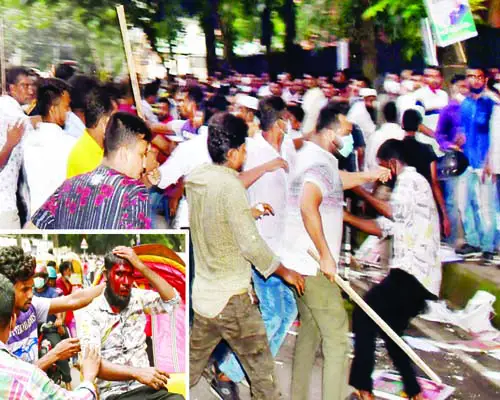 গুলশানে বিএনপির দুই প্রার্থীর সমর্থকদের মধ্যে সংঘর্ষ