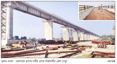 করোনার মধ্যেও রূপসা রেল সেতুর কাজ ৮০ ভাগ সম্পন্ন করোনার মধ্যেও রূপসা রেল সেতুর কাজ ৮০ ভাগ সম্পন্ন