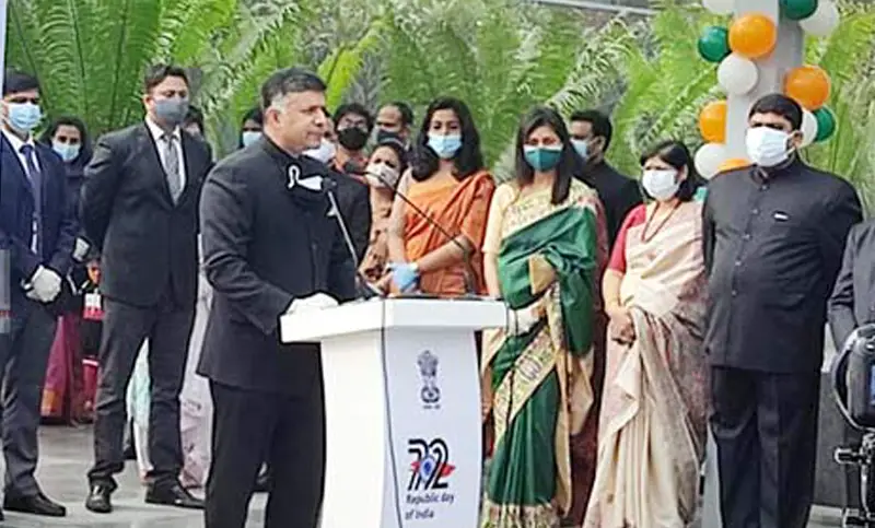ঢাকায় ভারতের ৭২তম প্রজাতন্ত্র দিবস উদযাপন ঢাকায় ভারতের ৭২তম প্রজাতন্ত্র দিবস উদযাপন