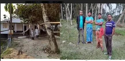 লালমনিরহাটের গুরক মন্ডল সীমান্ত মসজিদে দুই দেশের মুসল্লিরা নামাজ আদায় করে লালমনিরহাটের গুরক মন্ডল সীমান্ত মসজিদে দুই দেশের মুসল্লিরা নামাজ আদায় করে