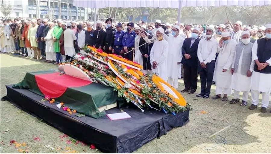 উল্লাপাড়ায় এইচ টি ইমামের প্রথম জানাজা অনুষ্ঠিত উল্লাপাড়ায় এইচ টি ইমামের প্রথম জানাজা অনুষ্ঠিত