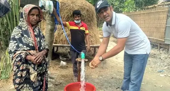 চুনারুঘাটে ২ হাজার মানুষের পানি সংকট দূর করলেন ব্যারিস্টার সুমন