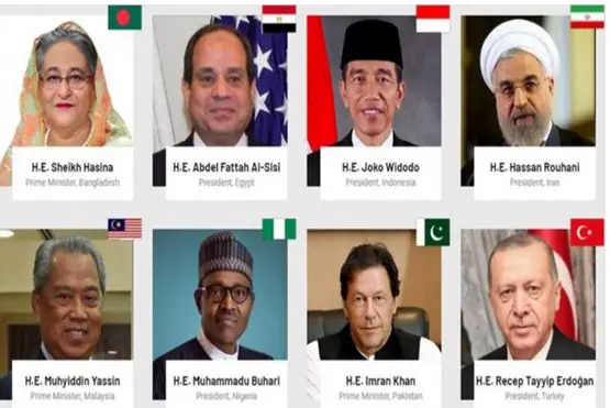 অর্থনীতি পুনরুদ্ধারে নতুন সুযোগ সৃষ্টির আহ্বান ডি-৮ নেতৃবৃন্দের অর্থনীতি পুনরুদ্ধারে নতুন সুযোগ সৃষ্টির আহ্বান ডি-৮ নেতৃবৃন্দের