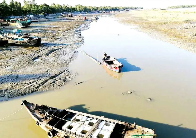 বিদ্যুত প্রকল্পের বর্জ্যে নাব্য হারাচ্ছে কোহেলিয়া বিদ্যুত প্রকল্পের বর্জ্যে নাব্য হারাচ্ছে কোহেলিয়া