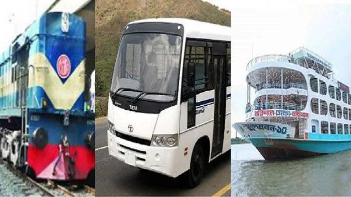 কাল ভোর ৬টা থেকে বন্ধ বাস-ট্রেন-লঞ্চ চলাচল কাল ভোর ৬টা থেকে বন্ধ বাস-ট্রেন-লঞ্চ চলাচল