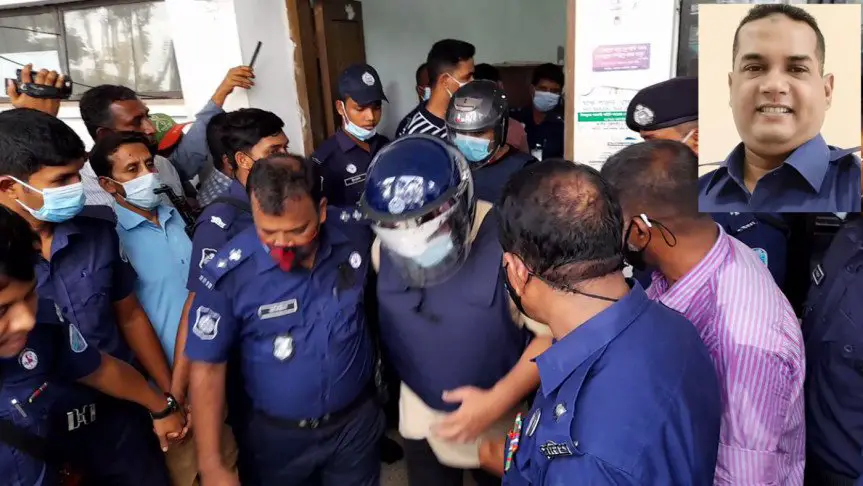 স্বর্ণের বার লুটের মামলায় ডিবির ছয় কর্মকর্তা রিমান্ডে স্বর্ণের বার লুটের মামলায় ডিবির ছয় কর্মকর্তা রিমান্ডে