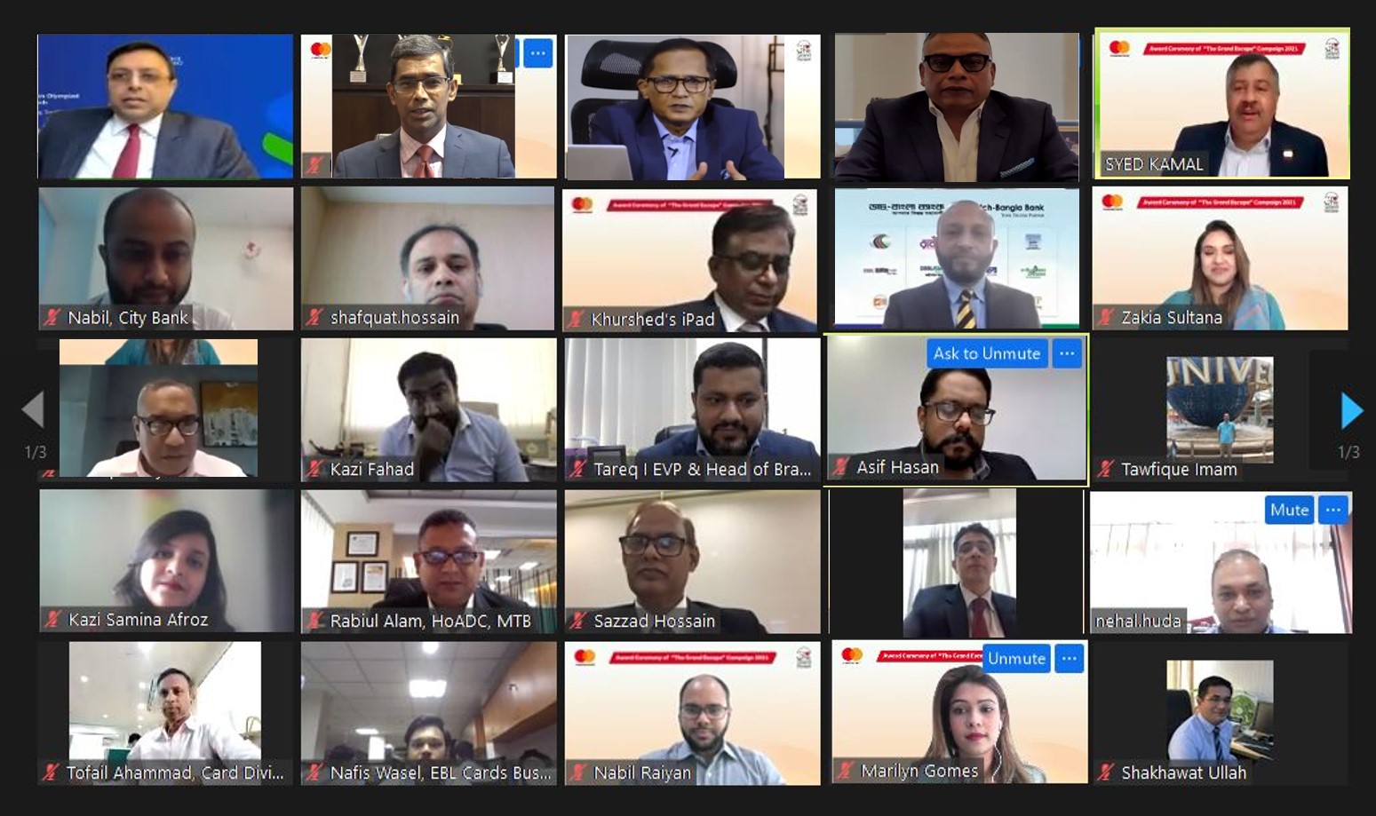 মাস্টারকার্ডের ফ্ল্যাগশিপ স্পেন্ড অ্যান্ড উইন ক্যাম্পেইনের বিজয়ীদের নাম ঘোষণা মাস্টারকার্ডের ফ্ল্যাগশিপ স্পেন্ড অ্যান্ড উইন ক্যাম্পেইনের বিজয়ীদের নাম ঘোষণা