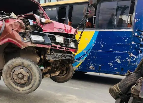শ্রীপুরে সড়ক দূর্ঘটনায় নিহত ১, আহত ২ শ্রীপুরে সড়ক দূর্ঘটনায় নিহত ১, আহত ২