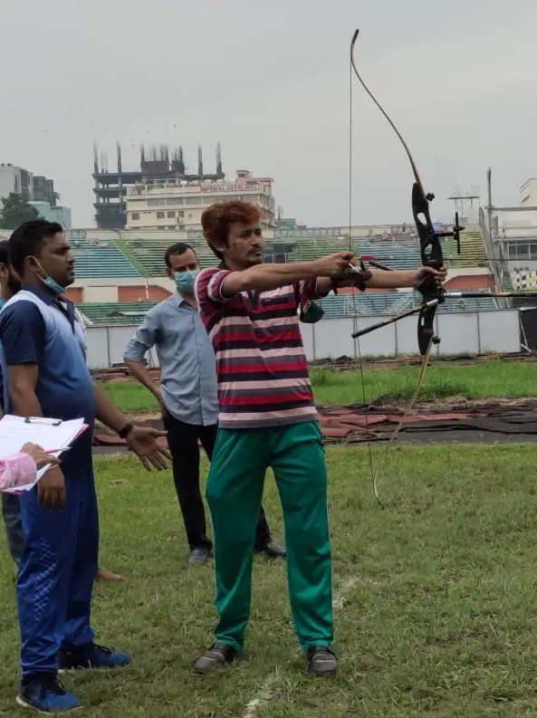 ডিআরইউ তীরবাজিতে জনকণ্ঠের রুমেলের প্রথম পদক