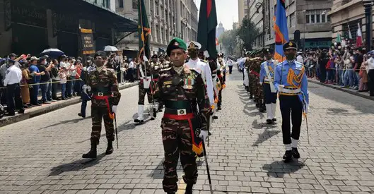 মেক্সিকোর স্বাধীনতার ২০০ বছর উদযাপনে বাংলাদেশ সশস্ত্র বাহিনী