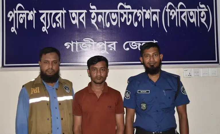 গাজীপুরে পরকীয়ার জেরে স্ত্রী খুন, স্বামী গ্রেফতার