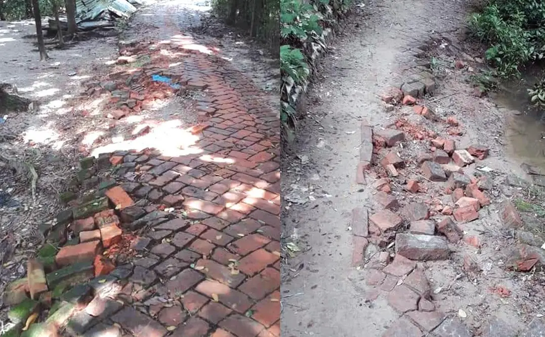 পটিয়ায় গ্রামীণ সড়কের বেহাল দশা পটিয়ায় গ্রামীণ সড়কের বেহাল দশা