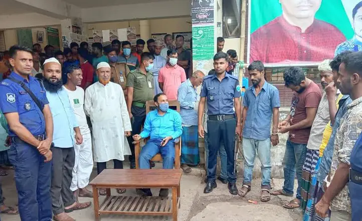 শায়েস্তাগঞ্জে ৬ জুয়াড়িকে ৭দিন করে কারাদন্ড