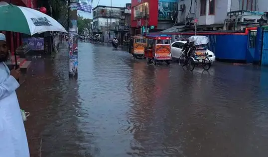 বরিশালে ৯৯.৩ মিলিমিটার বৃষ্টি রের্কড