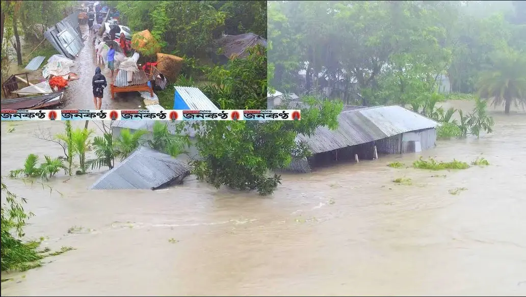 নীলফামারীতে বন্যা পরিস্থিতির সার্বিক উন্নতি