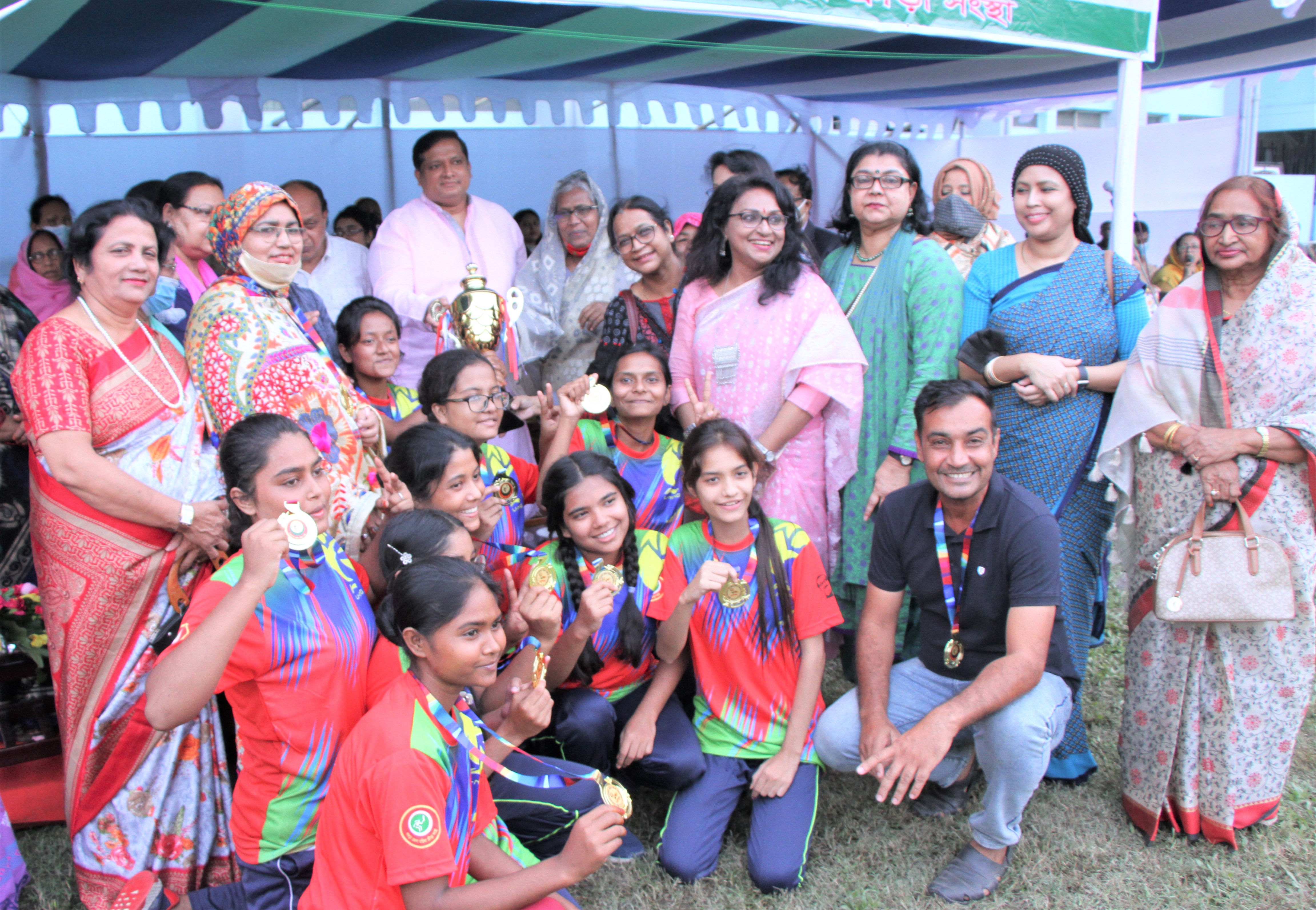 আন্তঃজেলা মহিলা ভলিবলে বগুড়া চ্যাম্পিয়ন