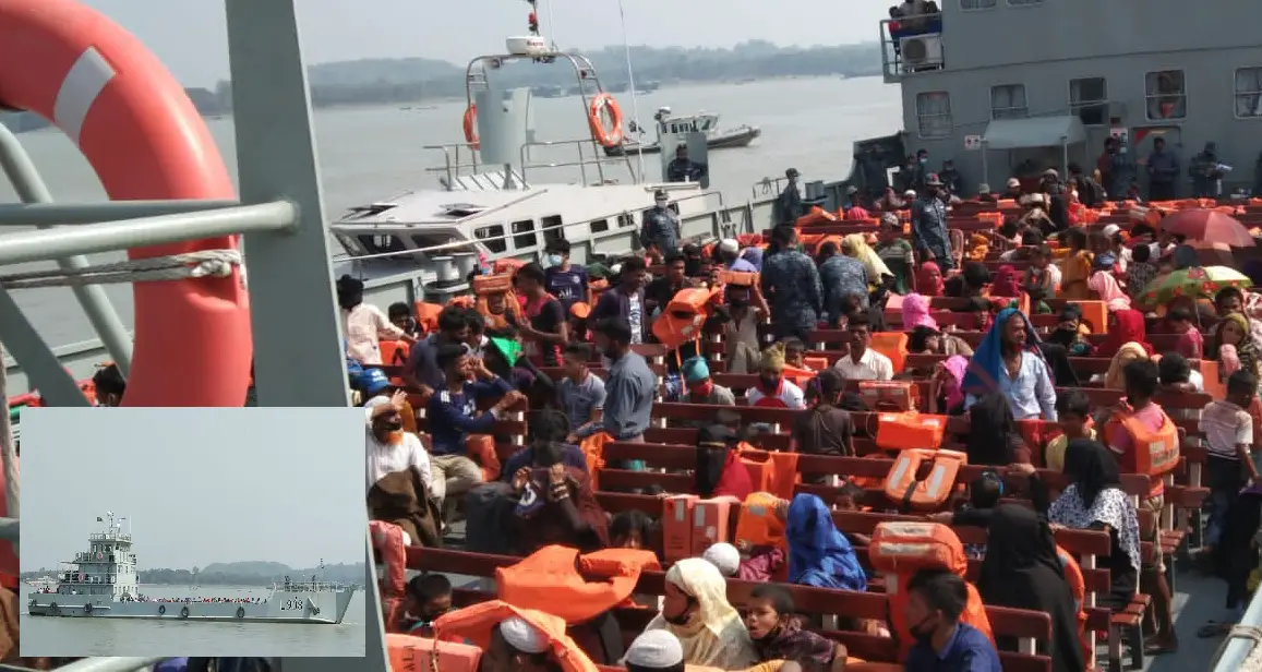ভাসানচরে এলেন আরো ৩৭৯ রোহিঙ্গা ভাসানচরে এলেন আরো ৩৭৯ রোহিঙ্গা