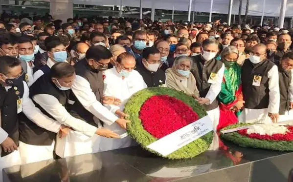 ‘শেখ হাসিনার নেতৃত্বে বঙ্গবন্ধুর সোনার বাংলাদেশ গড়ব’ ‘শেখ হাসিনার নেতৃত্বে বঙ্গবন্ধুর সোনার বাংলাদেশ গড়ব’