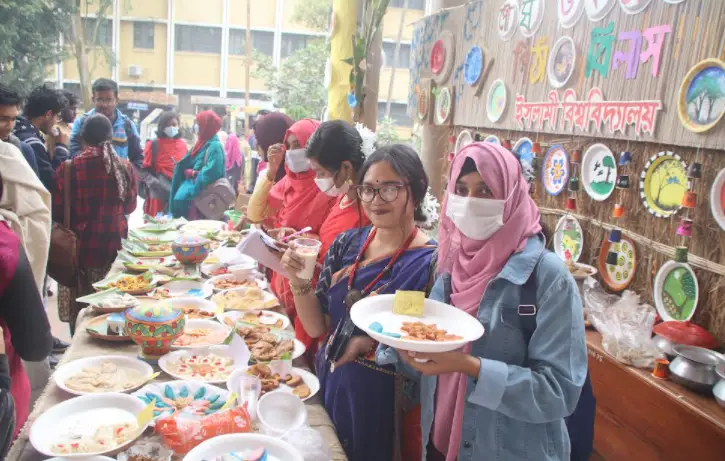 ইবিতে প্রথমবার পৌষ উৎসব ইবিতে প্রথমবার পৌষ উৎসব