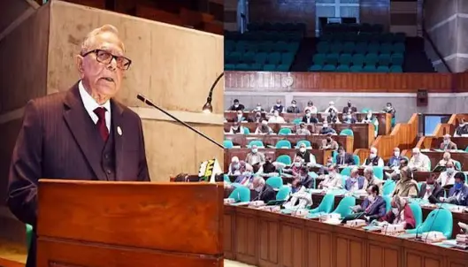 রাষ্ট্রপতিকে ধন্যবাদ দিতে সংসদে প্রস্তাব রাষ্ট্রপতিকে ধন্যবাদ দিতে সংসদে প্রস্তাব