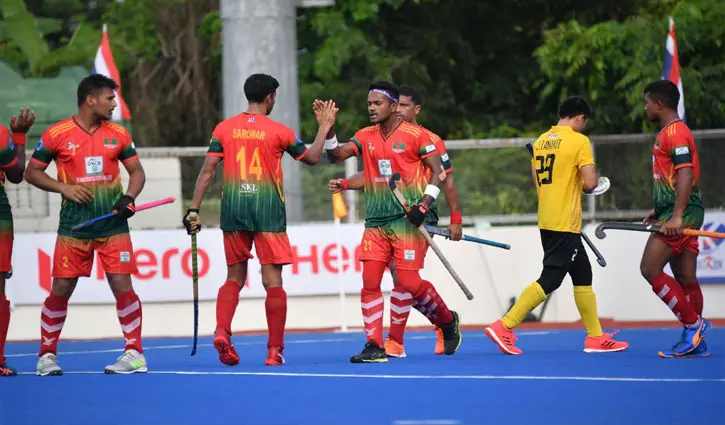 থাইল্যান্ডকে হারিয়ে ফাইনালে বাংলাদেশ থাইল্যান্ডকে হারিয়ে ফাইনালে বাংলাদেশ