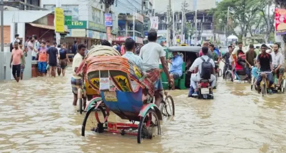 সিলেটে বন্যায় পানিবন্দি ১৫ লাখ মানুষ সিলেটে বন্যায় পানিবন্দি ১৫ লাখ মানুষ