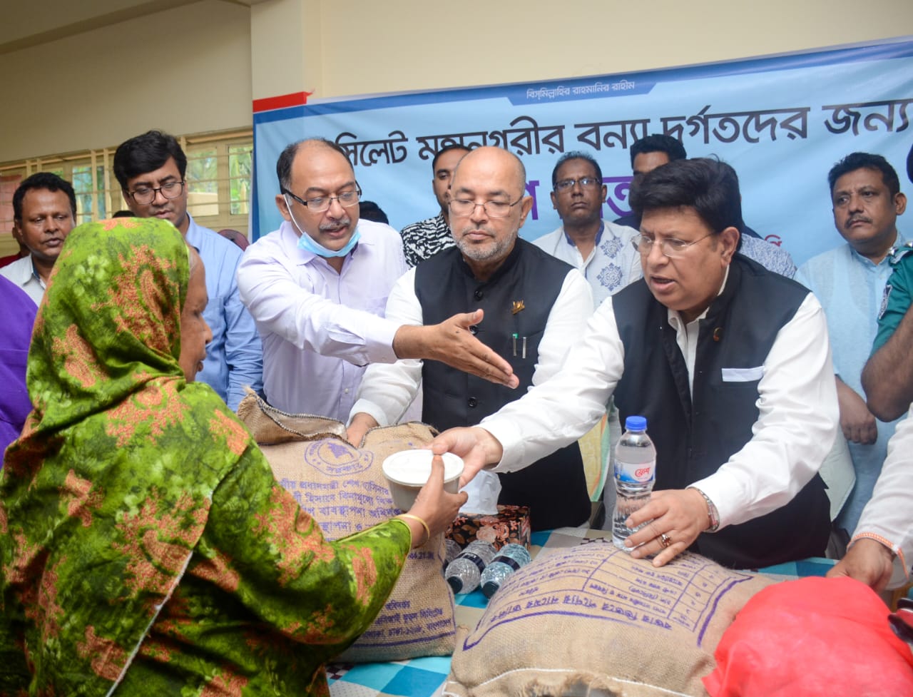 বন্যায় সিলেটবাসীকে সহযোগিতা দেয়া হবে