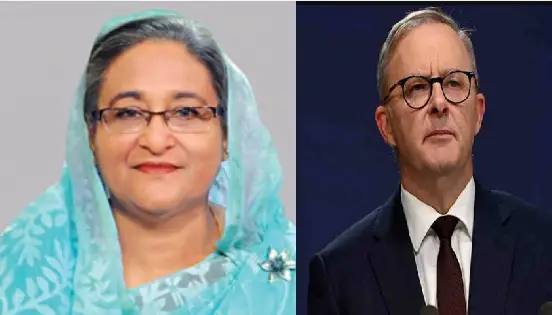 অস্ট্রেলিয়ার প্রধানমন্ত্রীকে শেখ হাসিনার অভিনন্দন অস্ট্রেলিয়ার প্রধানমন্ত্রীকে শেখ হাসিনার অভিনন্দন