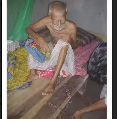 নেত্রকোনায় সম্পত্তির জন্য বৃদ্ধকে শেকলবন্দি নেত্রকোনায় সম্পত্তির জন্য বৃদ্ধকে শেকলবন্দি
