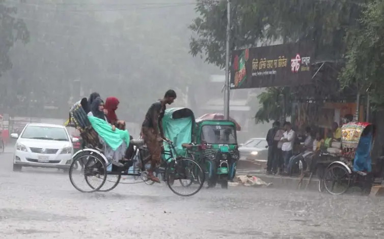 ঢাকাসহ দেশের ৬ বিভাগে বৃষ্টির পূর্বাভাস