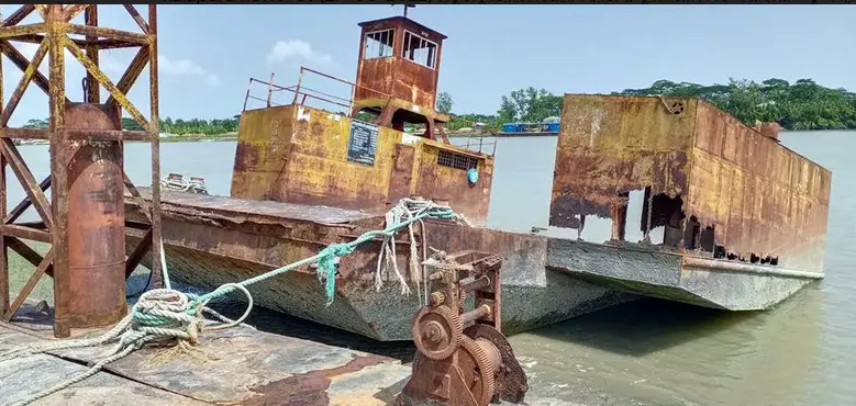 বালিয়াতলীর ফেরি পারাপার নয় বছর ধরে বন্ধ