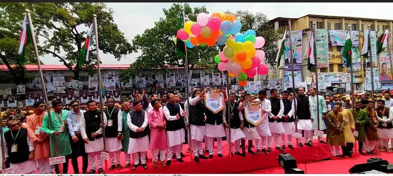 চট্টগ্রাম দক্ষিণ জেলা যুবলীগের সম্মেলনে নেতাকর্মীদের ঢল