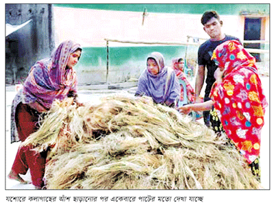 কলাগাছ থেকে তৈরি হচ্ছে সুতা, নতুন সম্ভাবনা